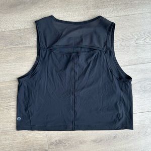 Lululemon Black Cropped Tank